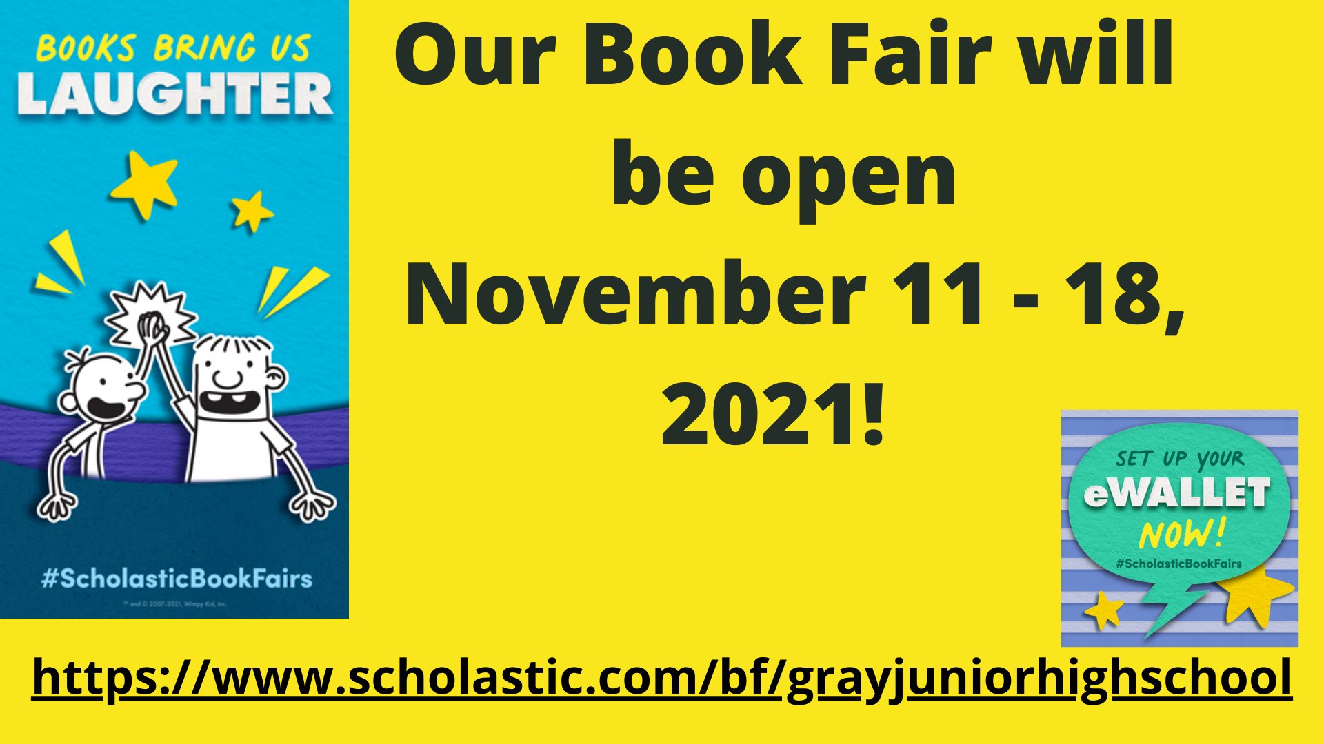 Scholastic Book Fair at STEM from November 11-18