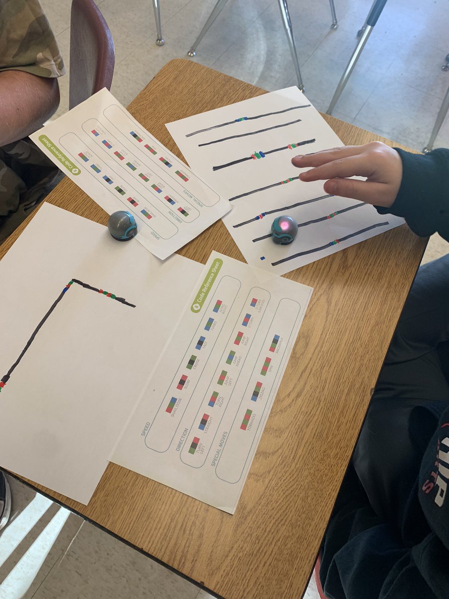 MrMorningEDU's tweet photo. What we do in 6th grade when the internet goes down…. We learn to code with @Ozobot ! #lowtech #STEAMclass #STEMeducation #blockcodes #keepingthemengaged @BSMS_Eagles https://t.co/47kO7VsE93