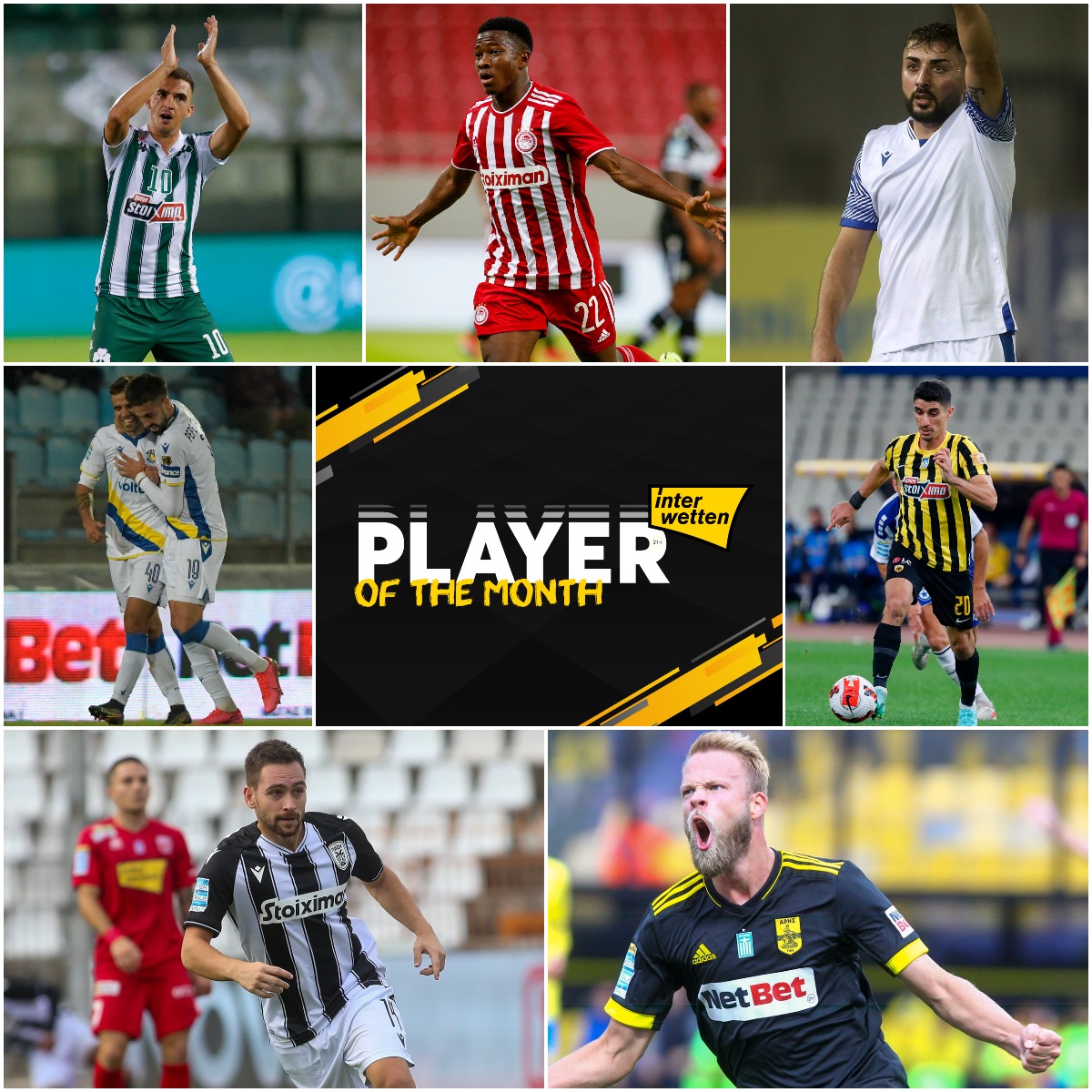 Super_League_GR's tweet photo. 🗳️ Ψηφίστε στο https://t.co/bjcu55VVGh τον #Interwetten #Potm του #October.
Οι υποψήφιοι Interwetten Player Of The Month Οκτωβρίου (5η-8η αγωνιστική) είναι οι ακόλουθοι:
1/ Π. Μάνταλος
2/ Ν. Σούντγκρεν
3/ Σίτο
4/ Α. Αοσμάν
5/ Α. Καμαρά
6/ Καρλίτος
7/ Α. Ζίβκοβιτς
#slgr #vote https://t.co/PFIQC5ZXf3