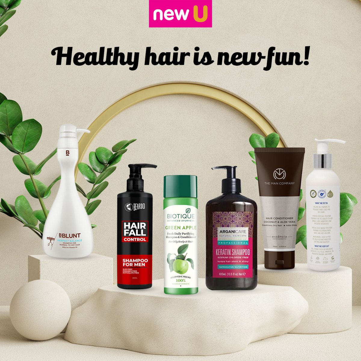 It's rightly said that Healthy hair don't care!With plethora of options to choose your favourites from,we provide you an ultimate chance to stock the best products from wide range available at us an Offer of UPTO50%OFF✓
Whip up your wash &amp; go with most loved Haircare staples💯
