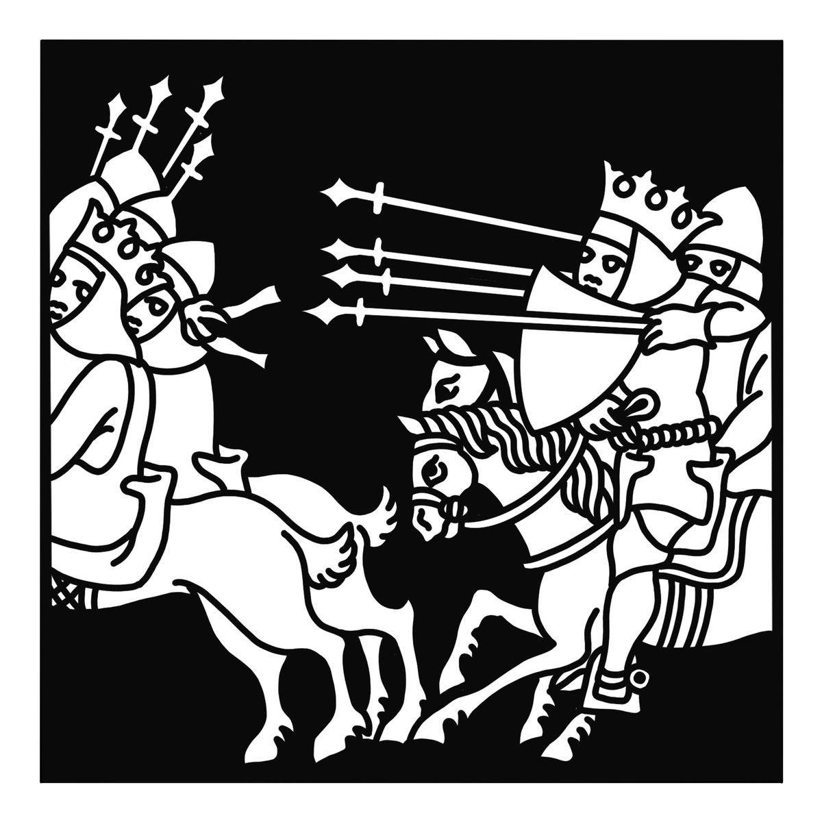 #MedievalArt #medievAl #pop #black #character #digitalpainting #fight