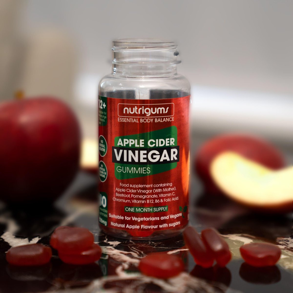 NutrigumsUK's tweet photo. How could you not have an ‘appily’ ever after when you keep taking your Apple Cider Vinegar gummies?😉😍

#vitamins #health #healthylifestyle #apple #fruity #digestion #metabolism https://t.co/8j90ZOGtAl