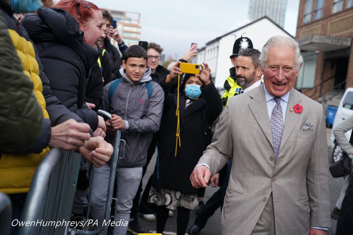 owenhumphreys1's tweet photo. Prince Charles today met singer Cheryl Tweedy at her Cherly's trust centre in Newcastle on his visit to the North east @CherylOfficial @PrincesTrust #royals #cherylstrust @ChronicleLive https://t.co/n4ilozk2Rx
