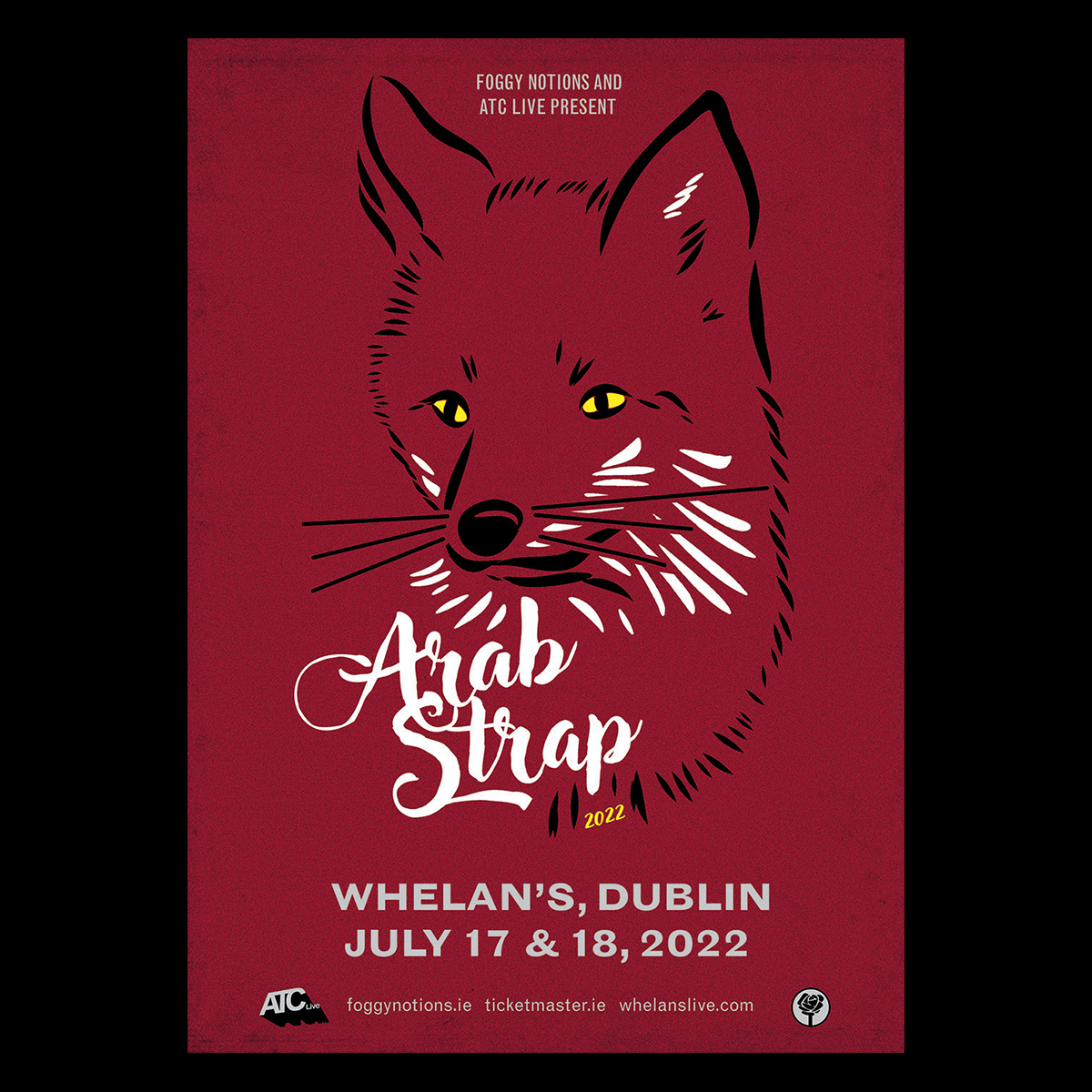 whelanslive's tweet photo. #GIGNEWS The brilliant ARAB STRAP have announced two dates at Whelan’s on July 17th &amp; 18th, 2022

Tickets go on sale Fri, 10am

https://t.co/fpAzpiKU5E
@ArabStrapBand @foggynotions https://t.co/ywnNHkI8Zi