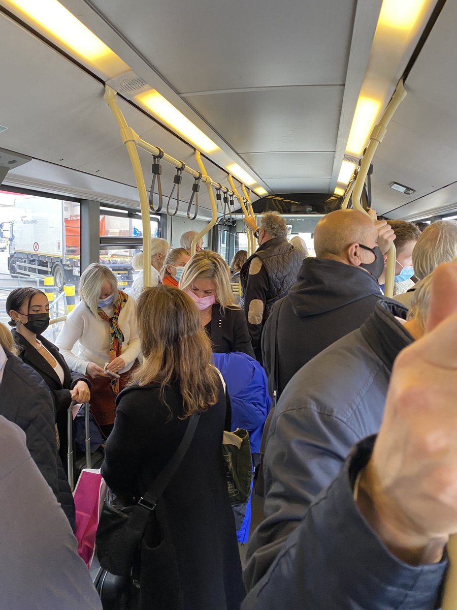 Be warned. No social distancing at Heathrow