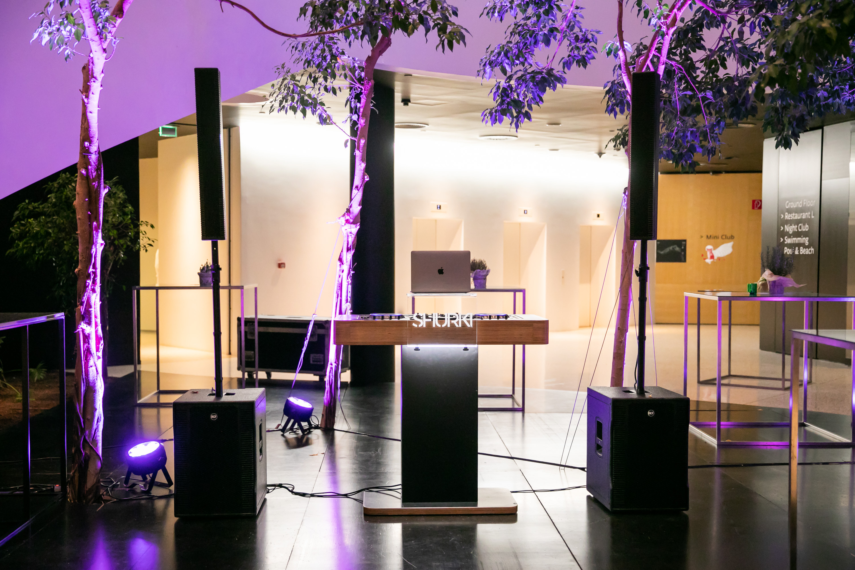 Rcf hotsell dj setup