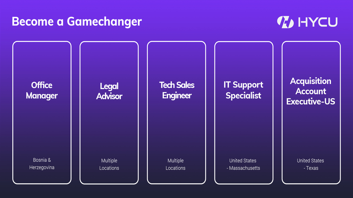 💜  "We are at our best when we stay true to our core values," says our CEO, @SimonHYCU. 

Ready to join a team that puts people first by approaching work with authenticity, grit, and empathy?

Apply today: bit.ly/3wia0JI

#nowhiring #sales #IT