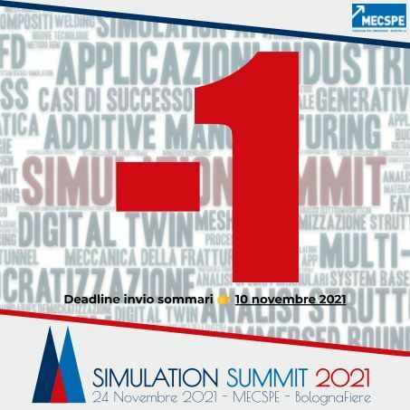 SimulSummit's tweet image. ⚠️⚠️ Ancora 24 ore .... ⚠️⚠️⠀
⠀
Simulation Summit 2021 - #SIMSUM21⠀
Invia il tuo lavoro su #Simulazione #ingegneristica .. un occasione unica per la tua crescita professionale e per alimentare la Community italiana della Simulazione. | Invia qui 👉 … instagr.am/p/CWDtaeCNaYF/
