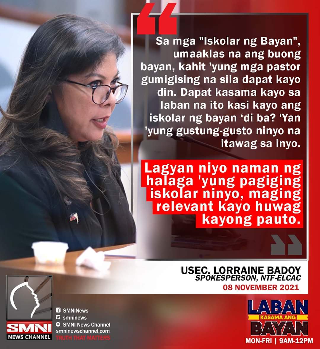 Please magising na po tayo. Isa sa dahilan kung bakit gumulo ang ating bansa dahil sa mga NPA at mga politikong sumusuporta sa kanila. Protect our children and their future. Wag iboto ang mga politikong may  connection sa mga NPA. #BBMIsMyPresident2022