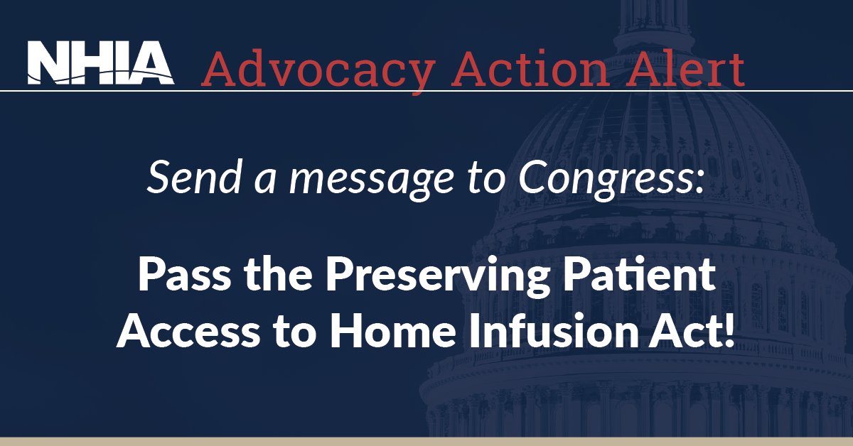 TWNHIA's tweet photo. Send a message to Congress!

Show your support for home infusion, ensuring that providers are properly compensated under Medicare and America's seniors have access to these essential services. 

TAKE ACTION: https://t.co/Lev6icCnMH https://t.co/4407LQVXxG