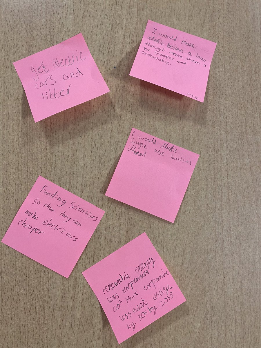 S1F were learning about the history of climate change today and thought about what they would introduce if they were a delegate visiting Glasgow #COP26