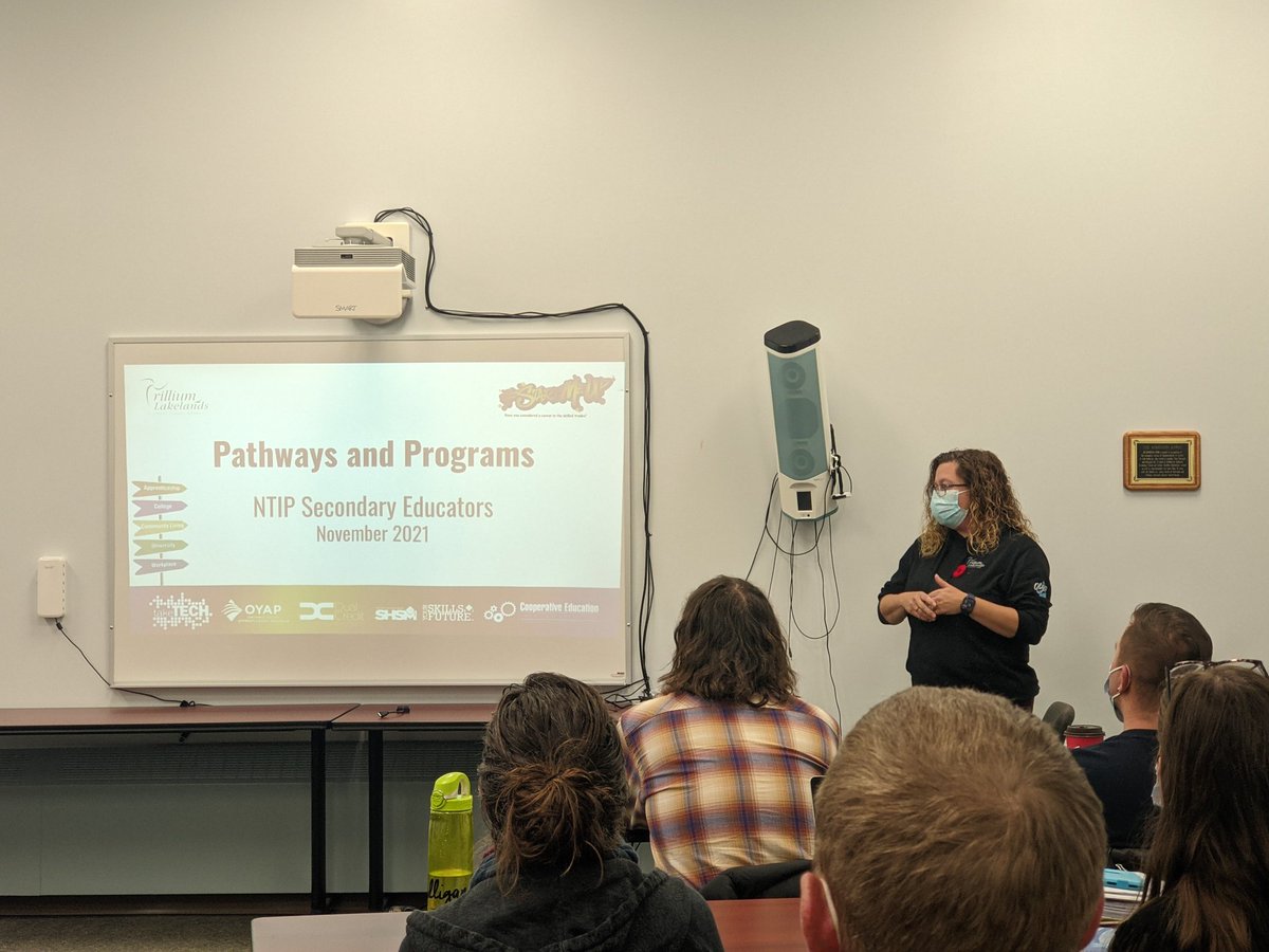 beezeetldsb's tweet photo. Learning with the NTIP crew today about the @TLDSB_Pathways and programs that are available to our community. Meaningful learning happening amongst mentors and mentees today - and our system team!  #tldsb #tldsbpathways #pathwaysandprograms #tldsblearns https://t.co/TiOuAGZKeW https://t.co/7kOB8vpmBz