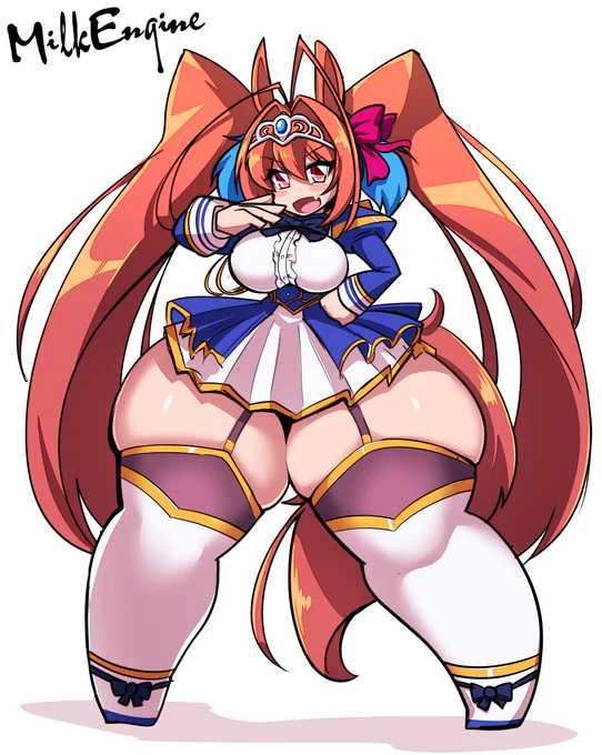 そんなわけで完成したSD(Sugoi Dekai)ダスカですね
#MilkEngineArt 