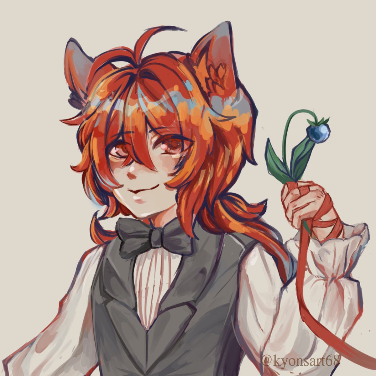 kyonsart68's tweet photo. some cuteness to brighten up your day! ♥️
#kaeya #diluc #Genshinfanart https://t.co/CN3Dbf6qJH