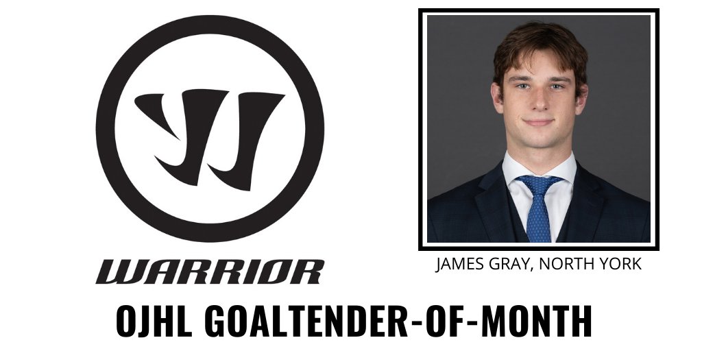 OJHLOfficial's tweet photo. Congratulations, James Gray (@jamesgray_33) of the North York @OJHLRangers

📰 ⏬
https://t.co/FHGIjT9t3o

@WarriorHockey
#leagueofchoice https://t.co/DYsmUWcpSM