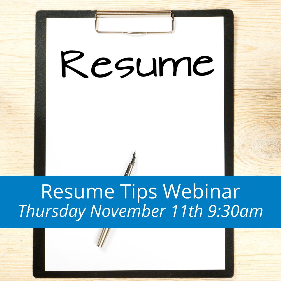 NC_CES's tweet photo. Not sure where to start on your resume? Join us next Thursday for our resume tips webinar and learn more about writing resume content, formatting, and targeting your application! 

Register on our website and receive the Zoom link 24 hours before the webinar start time!  ✨ https://t.co/3yuJrSnwWn