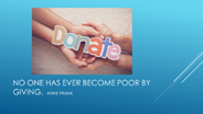 People who lack necessities like food and shelter struggle to get ahead in life. Those who struggle to find work or manage their finances aren’t able to reach their full potential. #igive #newbeginnings