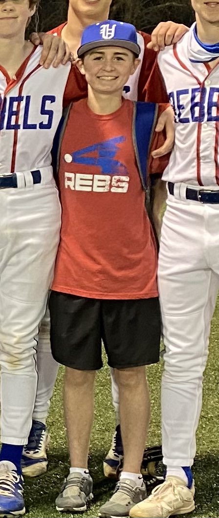 1rebelbaseball's tweet image. Join us in praying for our teammate and brother, Sam Cunningham, today as he starts his second battle with cancer. The Rebel Baseball family is with you, Sam! We are #samstrong!