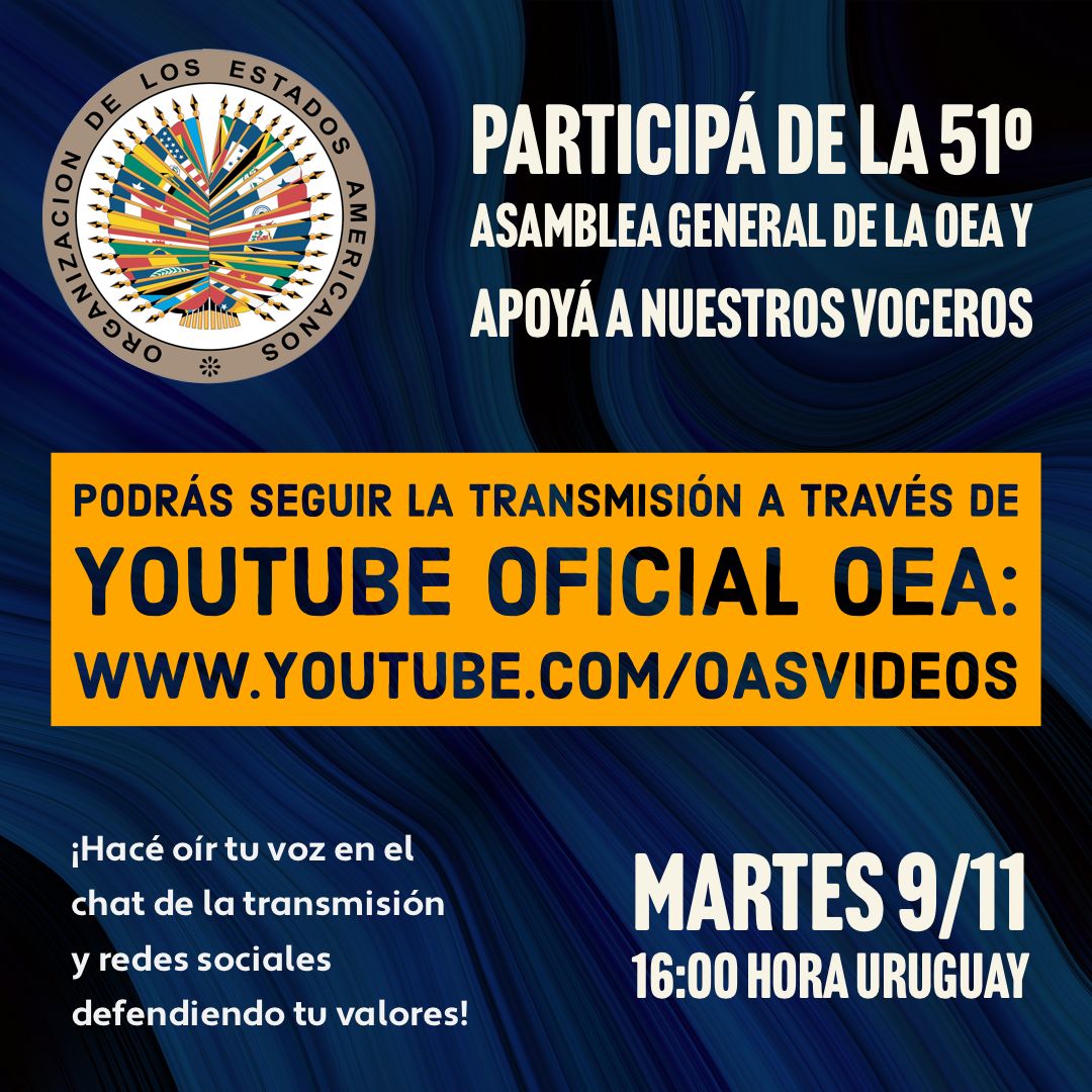 somosmas_uy's tweet photo. En el marco de #AsambleaOEA se inicia hoy una jornada de diálogo con la sociedad civil  sobre libertad religiosa, educación, igualdad y educación.
Celebramos el aporté al diálogo democrático entre los Estados y la sociedad civil en pro del fortalecimiento de los DDHH https://t.co/vdQI5N8oRG