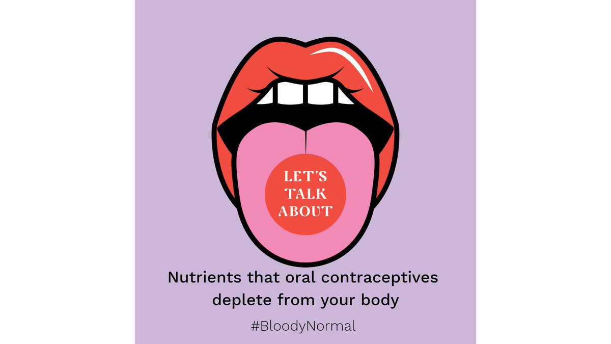 theCORAproject's tweet photo. Have you experienced any other deficiencies linked to oral contraceptives? Click the link below to find out what they are🙋🏽‍♀️https://t.co/n1begqQWc4
#BloodyNormal #periodfacts #menstrualhealth https://t.co/pppUTn19lV