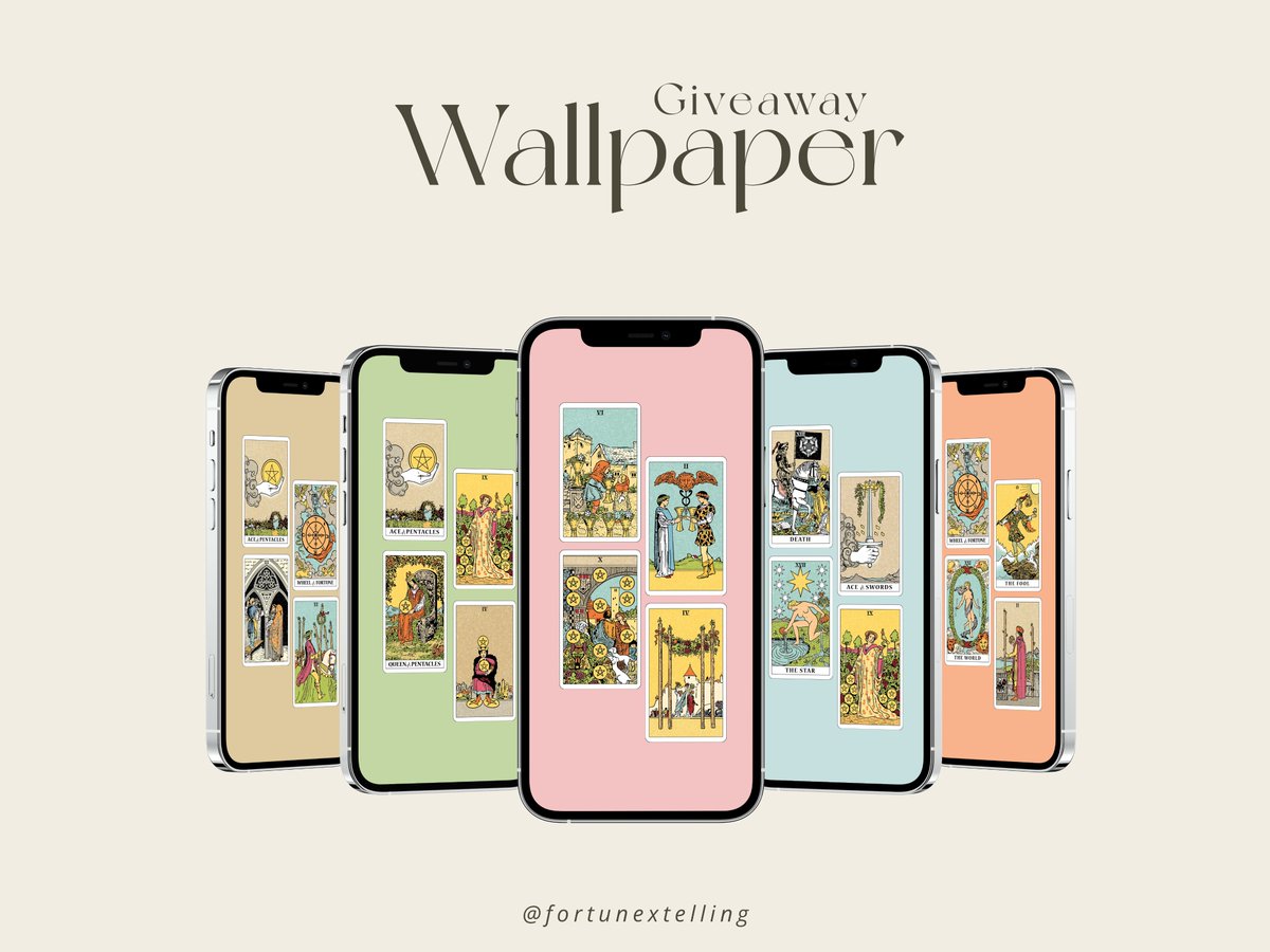 Wallpaper Giveaway
แจกวอลไพ่ทาโรต์เสริมดวง

รีทวิตเป็นค่าครูก่อนนำไปใช้นะคะ

อย่าลืมว่าทุกสิ่งทุกอย่างล้วนมาจากการกระทำของเรา วอลเปเปอร์หรือเครื่องรางต่างๆเป็นแค่สิ่งยึดเหนี่ยวจิตใจ อาจจะมีผลแค่ 10-20% เท่านั้น อีก 90% ที่เหลืออยู่ที่ตัวเรานะคะ

ขอให้ทุกคนเจอแต่สิ่งดีๆค่ะ💗