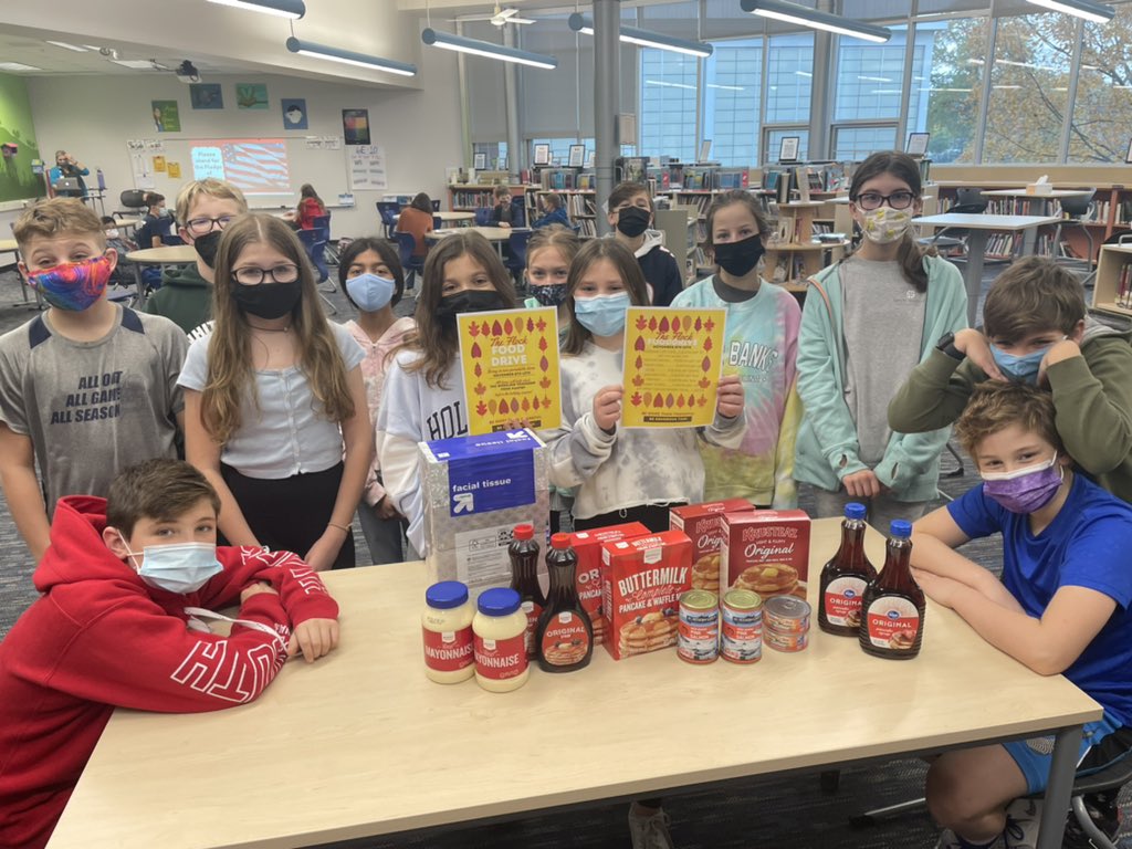Keep the donations coming in to stock the <a href="/WheelingTwsp/">Wheeling Township</a> food pantry! The <a href="/AHSD25South/">South Middle School</a> Flock Food Drive is off to a great start. Be more than thankful…be generous too!
