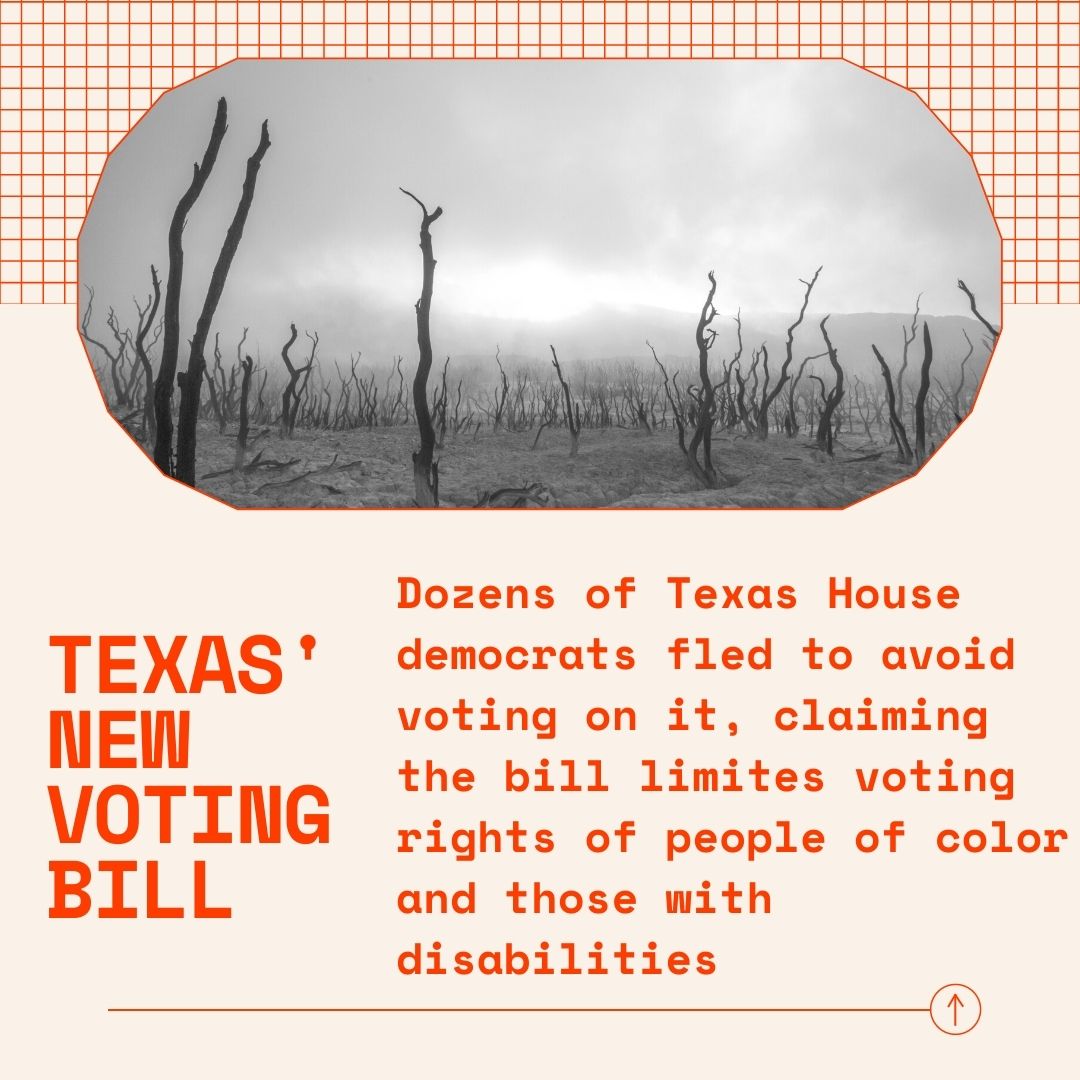 DrWhitesView's tweet photo. The newest voting bill to come across the House caused Texas Dems to leave before voting on the law. https://t.co/YzkrlEpCpn