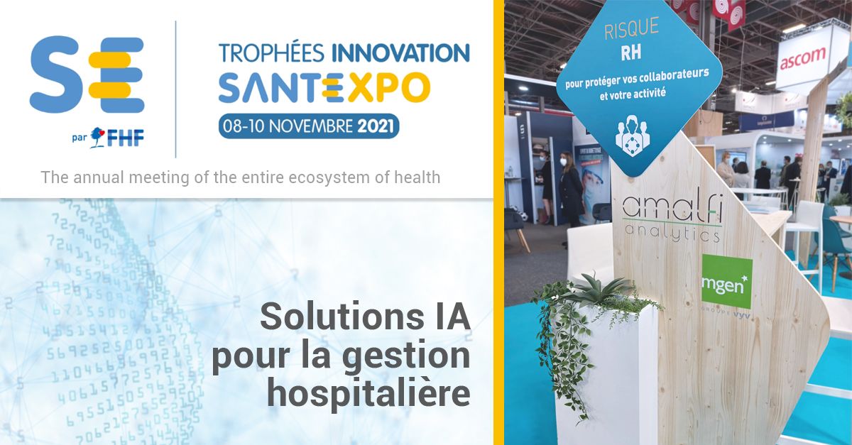 Nous sommes présents à <a href="/parisSANTEXPO/">SantExpo</a> avec notre partenaire @Sham_France 

#ia #inteligenciaartificial #machinelearning #healthcaretransformation #health #gestion #sante #santexpo2021