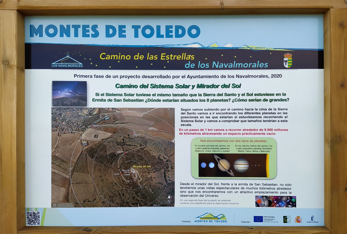 Mirador del Sol. Camino de las estrellas de #LosNavalmorales Toledo #MontesdeToledo