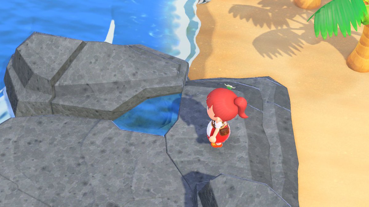 maya_moriAC's tweet photo. そういえば、新規島の岩場に海水のくぼみがあるの
これ、なんか好き
足を入れたくなる

#あつまれどうぶつの森 https://t.co/1GLxuEXLhA