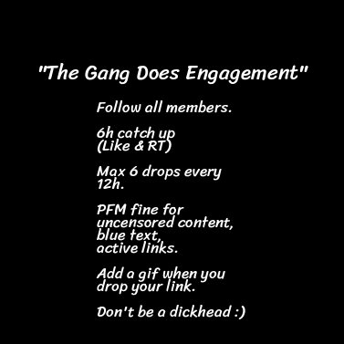 PunkBootMaster's tweet photo. Have put a male-only engagement group together, get in touch to be added,

RT this so others can find it 🔄

Get in before there's a minimum requirement,
let's grow together 🤑

Engagementgroup likegroup rtgroup f4f s4s rt4rt swer malesw https://t.co/TCbn7fxY6W