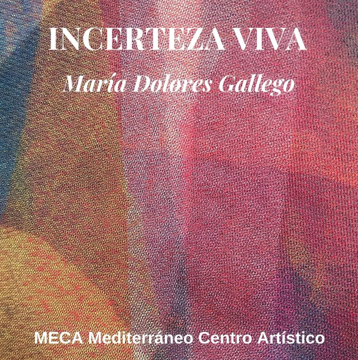 uava_org's tweet photo. Nuestra socia María Dolores Gallego  presenta "Incerteza viva"  en @centromeca, muestra comisariada por Fernando Barrionuevo. Podéis visitarla
de lunes a jueves de 18.30 a 20.30 hasta el 25 de noviembre. https://t.co/mofj2GP0GM
