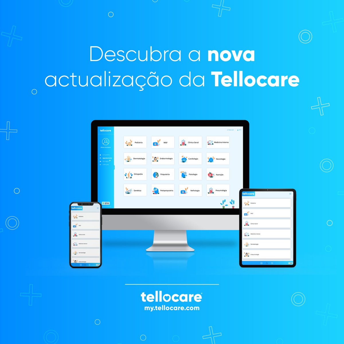 tellocare's tweet photo. Consultar um profissional de saúde nunca foi tão fácil! Agora a plataforma da Tellocare está mais intuitiva e ainda mais segura. Confira você mesmo em https://t.co/CO8slpVtOd. 
#tellocare #teleconsulta #consultaonline #medicinaonline https://t.co/ee1RefauXD
