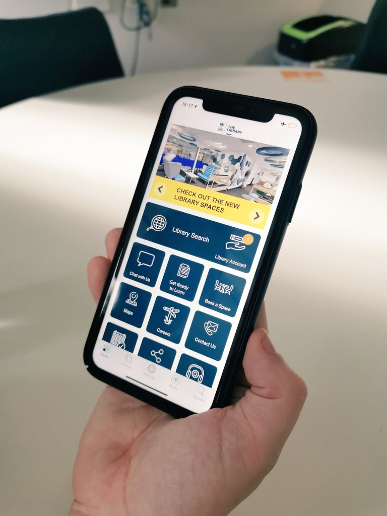 TheLibraryUoS's tweet photo. Did we mention we now have a library app?! 👀
Click the link to download >> https://t.co/InM0x1qFI4

#libraryapp https://t.co/xRb18qp0nv
