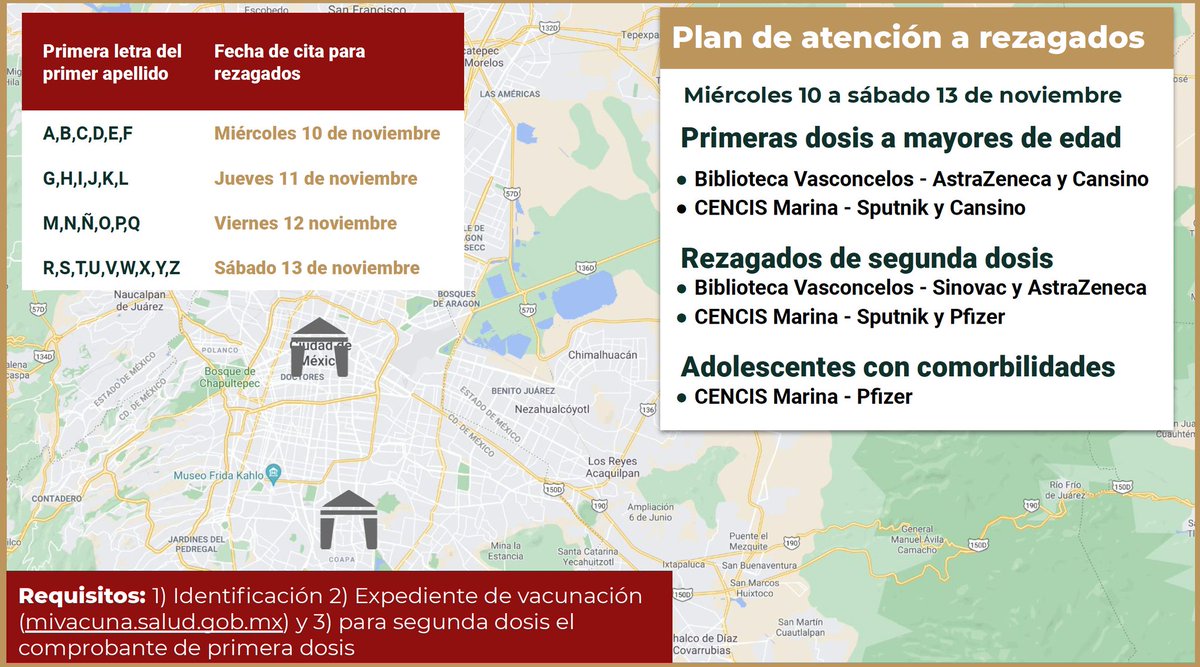 is4belsr's tweet photo. @zuriihrey @ame_chanB @GobCDMX Esta semana siguen con rezagados de primera y segunda dosis. En la imagen toda la información https://t.co/556TrAwgkD