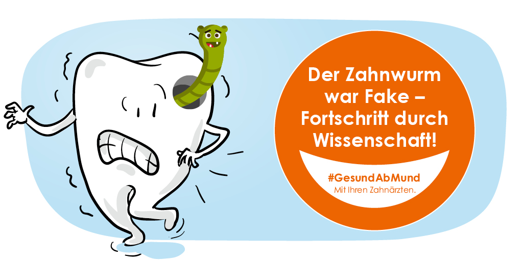#Wissenschaft hilft! Jahrtausende lang dachte man weltweit, #Karies würde durch einen sogenannten #Zahnwurm verursacht. Wir freuen uns über den Fortschritt und sagen Danke am heutigen #WelttagderWissenschaft. #GesundAbMund