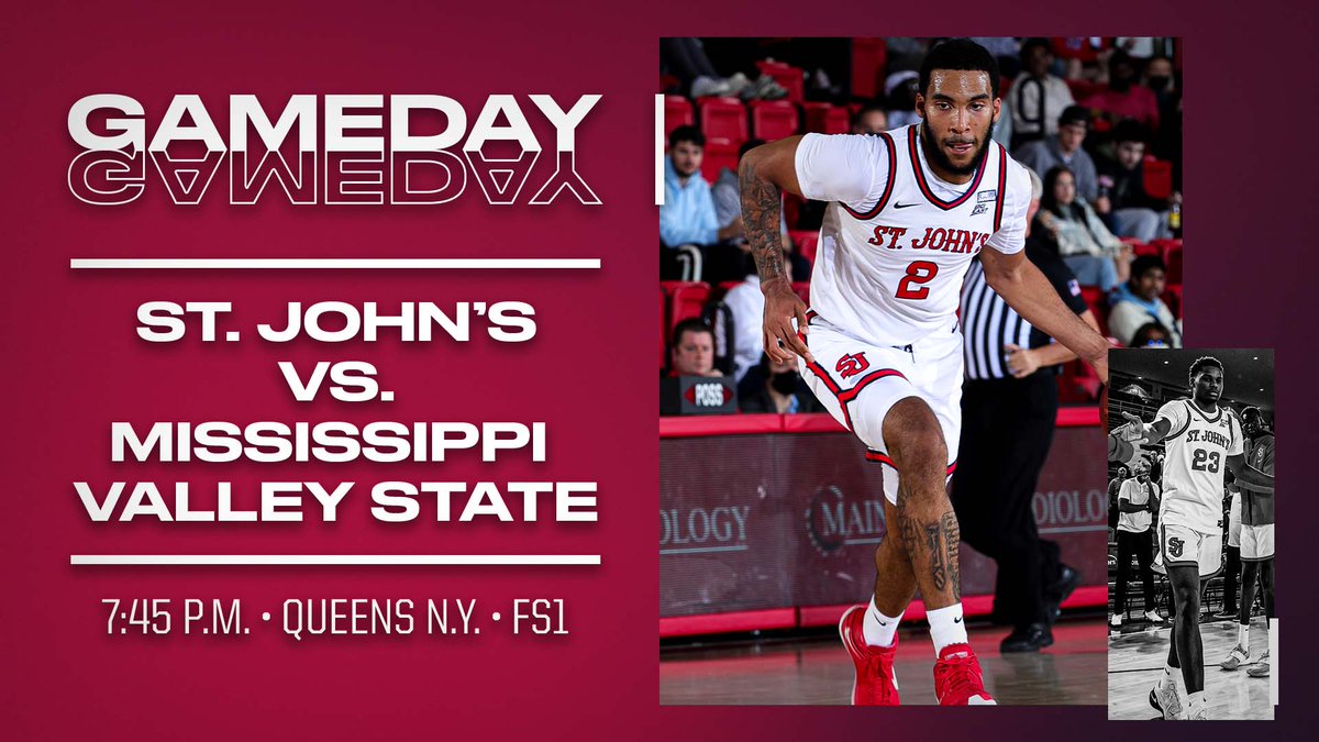StJohnsBBall's tweet photo. GAMEDAY ‼️

🗞️ https://t.co/joJJRtYyVT

🎟️ https://t.co/6bHF2l6OHf https://t.co/MZujzQnOOh