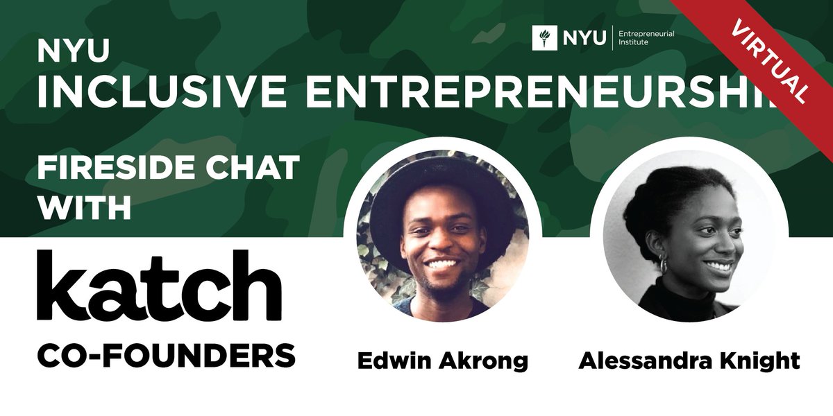 nyuniversity's tweet photo. .@gokatch_ cofounders @alessandrakn and @EdAkrong join @NYUEntrepreneur on Wednesday, Nov. 10, for a conversation about building a company that empowers people to take back control of their time. Details and RSVP: https://t.co/urcYgyIRux https://t.co/RfZqV9cP7u