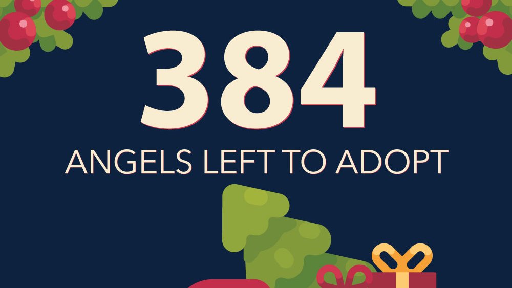 We are down to just 384 angels left on the @NorthwestISDVirtual Angel Tree!!

Have you been considering adopting an angel but haven't gotten to it yet? Now is your time to get an angel or more before they are all gone!

Visit angeltree.nisdtx.org to adopt today!