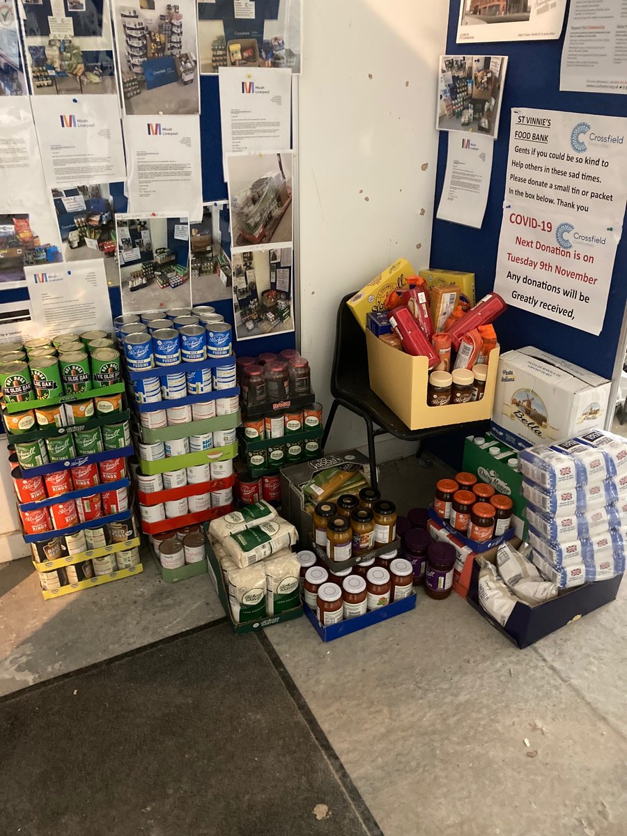 Can we just say a massive thank you to the entire team at <a href="/Crossfieldltd/">C</a> and their family and friends for the amount of donations they continue to help us with. And a special shout out to Lynn the cleaner for her continued support! #donations #sharingiscaring #charity #foodaid
