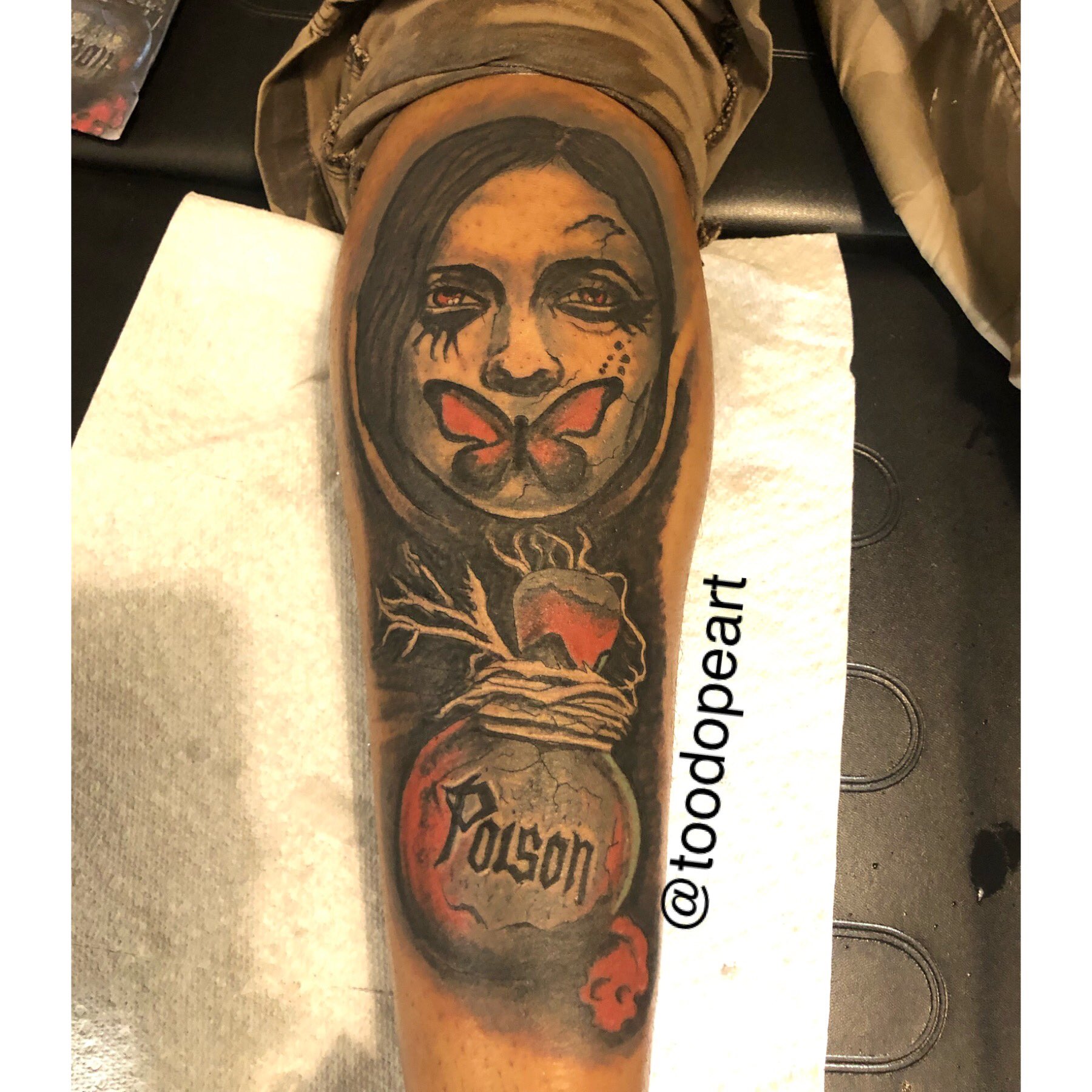 OUCH  Custom Poison bottle by ananastattoo Thanks for looking  Facebook
