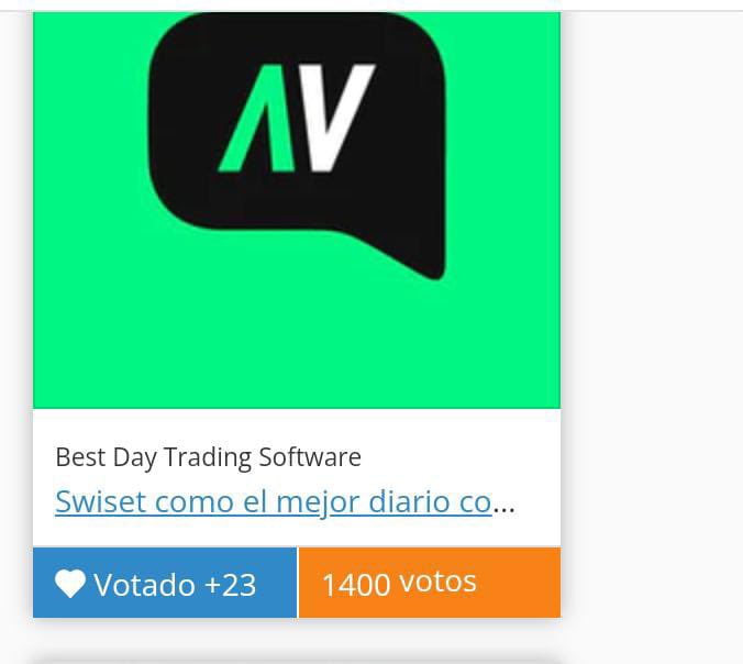 Andresjimenezv's tweet photo. @Benzinga I did vote for @GetSwiset in category “Best Day trading Software” they were leading but I cannot see them on the top nominees.  Any explanation? https://t.co/JQ1OHPH32C