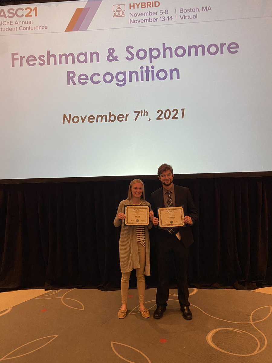 VERY successful weekend at the <a href="/ChEnected/">American Institute of Chemical Engineers (AIChE)</a> National conference held in Boston. ChemE Car won FIRST overall and also won the safety award, both students and professors won various awards, and other students presented their research!! #rocketengineers