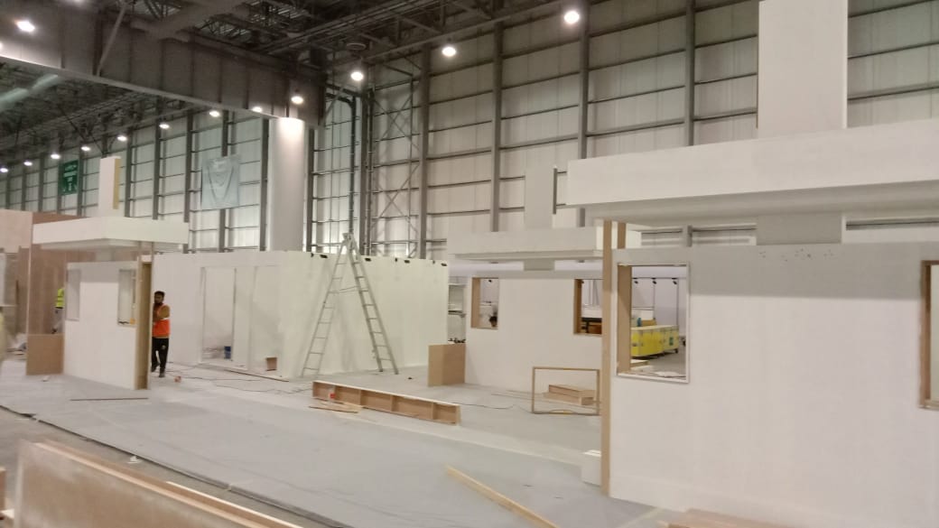 Sconceglobalncr's tweet photo. Day 2 progress for India Pavilion @DubaiAirShow2021, Dubai, UAE.
Have a look!!!
#Dubaiairshow #dubaiairshow2021 #exhibitions #indiapavilion #sconceglobal https://t.co/qivyIYQdiM