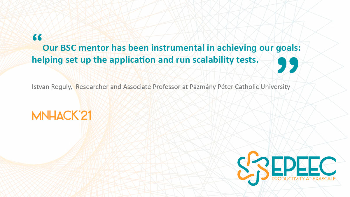 BSC_CNS's tweet photo. 💻 The 3rd #MareNostrum Hackathon sponsored by the #EPEEC project helped notably researchers improve their codes.
This hackathon is part of the #BSCTechHackathons 2021.

📰 https://t.co/yqTmCEY1B1

#ExascaleComputing #HPC #EtaScale #CERFACS
#MNHack21 https://t.co/lly5Q0ahct