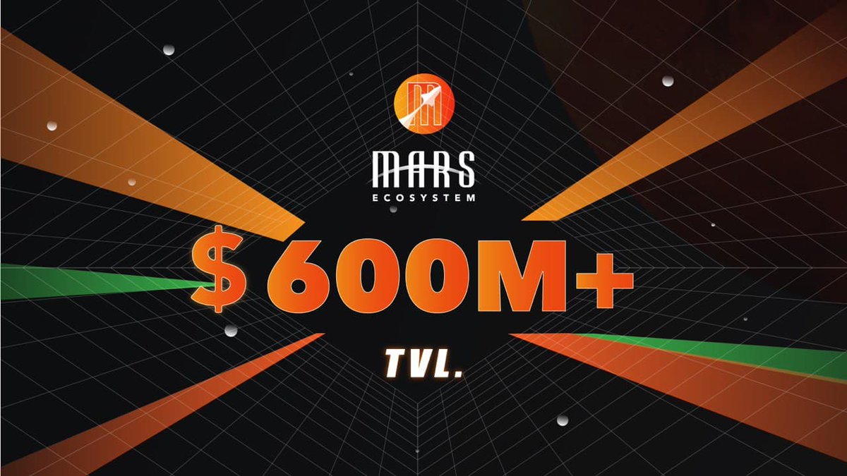 MarsEcosystem's tweet photo. Our #TVL is hitting $600 Million NOW! 🥳 We are growing faster!!!

⏳ November will see the release of our Much Anticipated Stablecoin $USDM on #BSC. $XMS holders will be the FIRST ones to get the USDM! 

💸Trade&amp;Earn with 500+% APR: https://t.co/kwKsWKkEx3

#MarsGenesis #USDM https://t.co/4Rr9FZh1EU