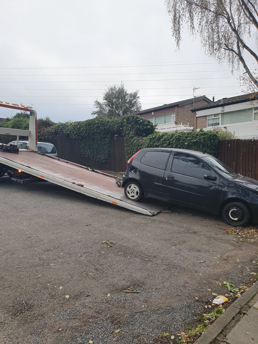 BrandwoodWMP's tweet photo. Vehicle recovered from Eagle Croft today for no tax. #yousaywedo. https://t.co/jvKmMNtluO