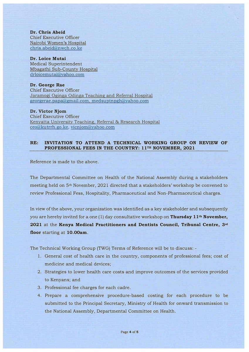 KmpdcOfficial's tweet photo. 1/2 KMPDC CEO Daniel Yumbya has convened a one-day consultative workshop of key stakeholders in the health sector. The meeting will take place on the 11th of November 2021 at the Council’s Headquarters at 10a.m. @MOH_Kenya @susan_mochache @DrPatrickAmoth @ppbkenya @NCKenya https://t.co/ffXfisXaHp