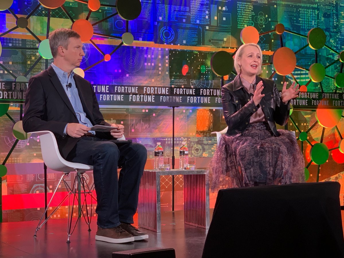 sanvohra's tweet photo. #Cloud is the enabler, #data is the driver, #AI is the differentiator. Amazing session at Fortune Brainstorm A.I. where our very own @JulieSweet talked about entering a new era, with AI creating responsibility and possibility for organizations. https://t.co/LK2e1fSS94 @Accenture https://t.co/IU1ubW9Vsg