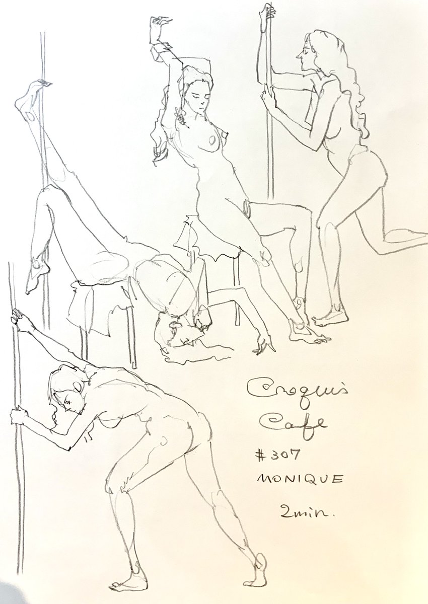 #croquiscafe
307 Monique
毎日一歩でも前へ進むとしよう。 